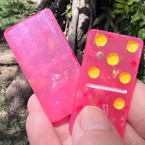 Handmade ‘Pink Lemonade’ Dominoes