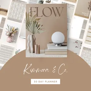 The New Flow 30 Planner by Kimmora & Co. Soft Cover Regular Edition