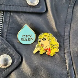 Crybaby Movie Johnny Depp Wanda Woodward Enamel Pin Set