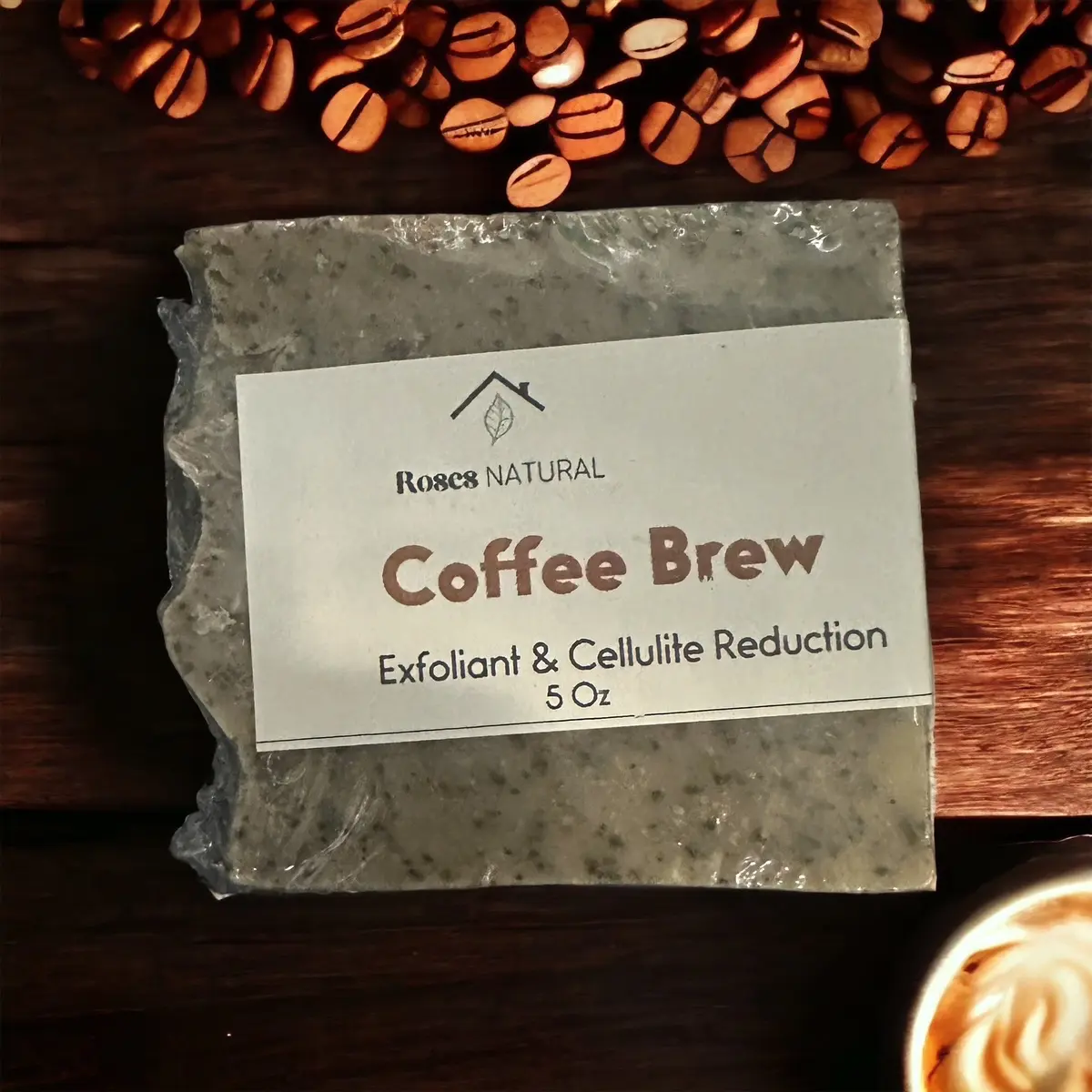 Coffee Brew Bar Soap | Coffee soap | Handmade Coffee Brew| Cellulite Soap| Exfoliating Soap | Coffee Brew Soap | Fresh Coffee Soap for Body & Face Hydrating  Sensitive Skin  All Skin Types Alcohol Free Oil Control Fragrance Free Aroma Body Care