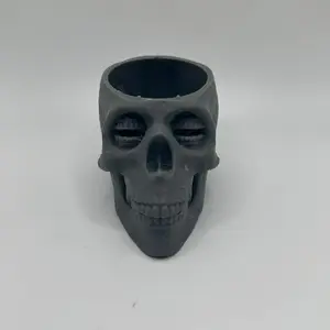 Gothic Skull Bowl 3D Printed – Halloween Decor, Trinket Dish, Mini Planter