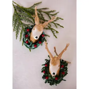 Woodland Stag Trophy Ornament