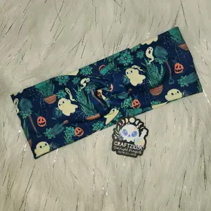 Headband - haunted garden ghostie