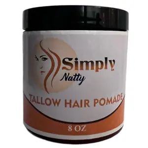 Tallow Hair Pomade for Hydration, Softness and Healthy Hair - Men's Hair Care Coconut Moisturizing Coconut Moisturizing Moisturizer Hydrating Moisture Synthetic Comfort
