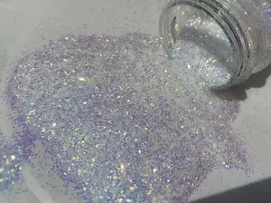 White Iridescent Glitter Diamonds - 2 oz. for Crafts, Jewelry Making & Special Occasions