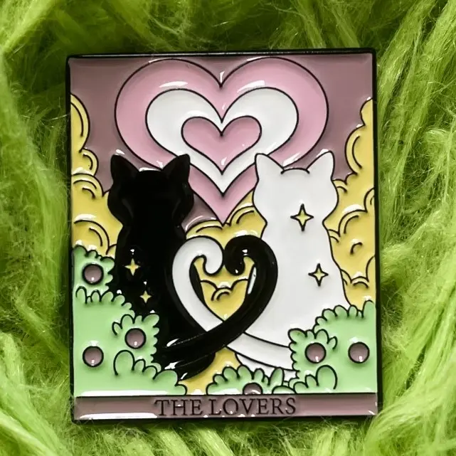 The Lovers Cat Pin