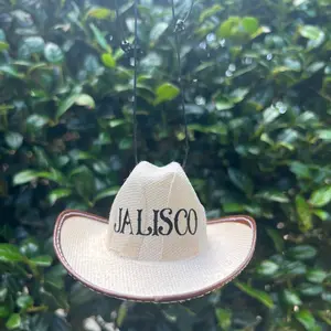 Add Your Name Mini Cowboy Hat Car Ornament