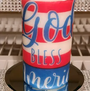 GOD BLESS AMERICA CANDLE