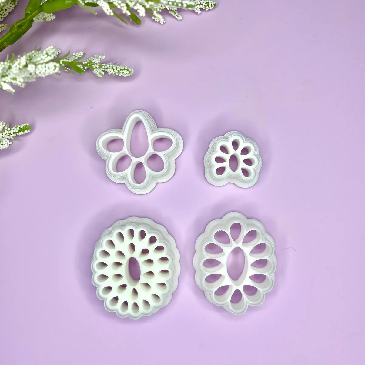 Concho Bolo Polymer Clay Cutter Set - 4 Pieces