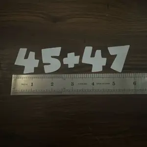 Trump 45+47 Bumper Vinyl Sticker Decal