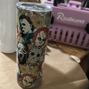 Horror sublimation tumbler