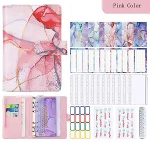 Marble Budget Binder PU Leather