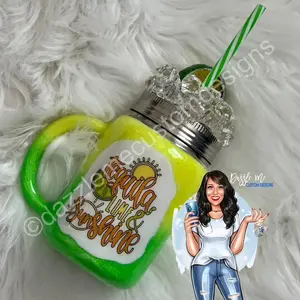 14 oz Handle Jar Tumbler