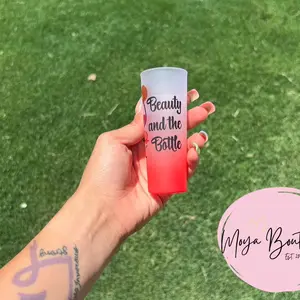 Beauty & The Bottle Shot Glass