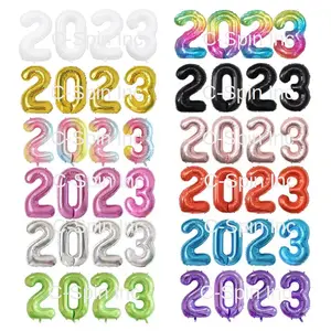 40 inch Jumbo Giant Huge Foil Number Balloon Red Pink Blue Purple Green Black White Jelly Tiktok Rose Gold Silver Gold Numbers Floating Balloons Birthday Party Wedding Anniversary New Year Eve Count Down Graduation 0 mylar mylar  balloon