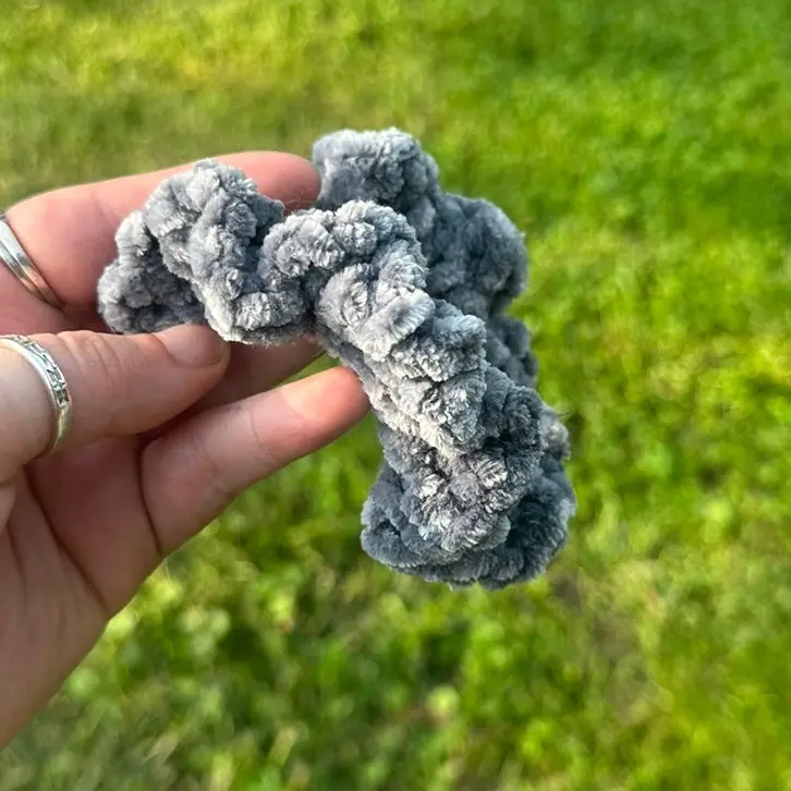 Plush Crochet Scrunchie