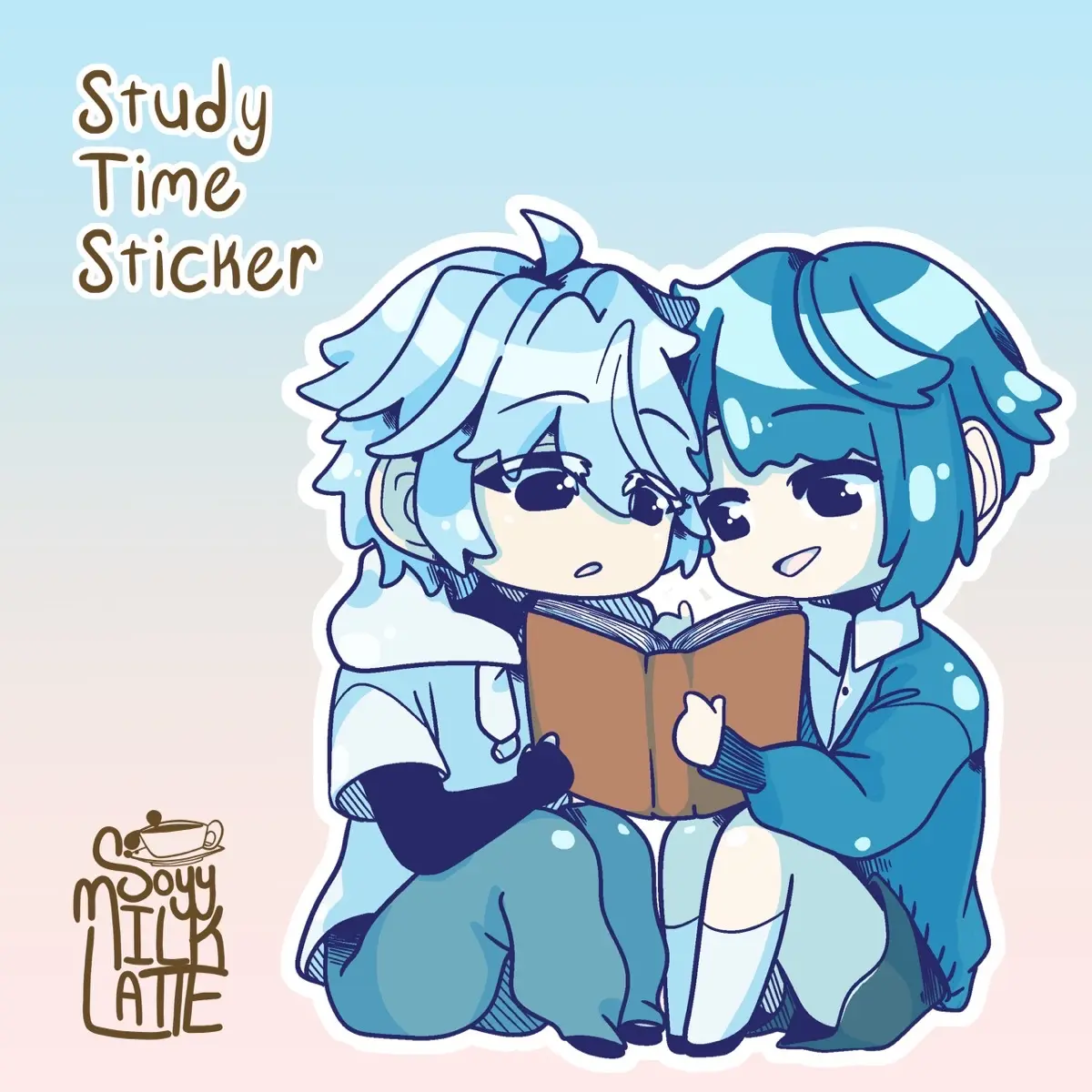 Study Time Genshin Impact Sticker