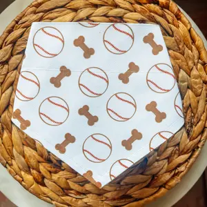 Baseball MLB Season Sports Dog Bandana / Dog Costume / Over The Collar/ Dog Gift / Dog Mom / Custom / Gift For Pets