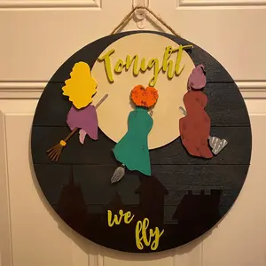 Hocus Pocus Hanging Sign