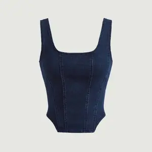 Corset Denim Top