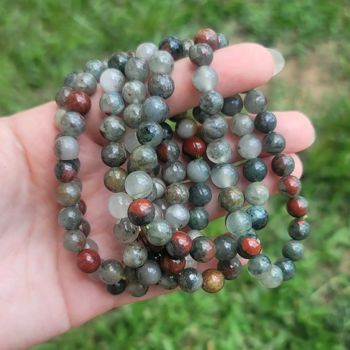 African Bloodstone Bracelet
