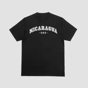 NIcaragua 505 College Tshirt Crew Neck Nicaragua culture nicaraguense managua Crewneck Cotton Menswear Soft Streetwear Shortsleeve