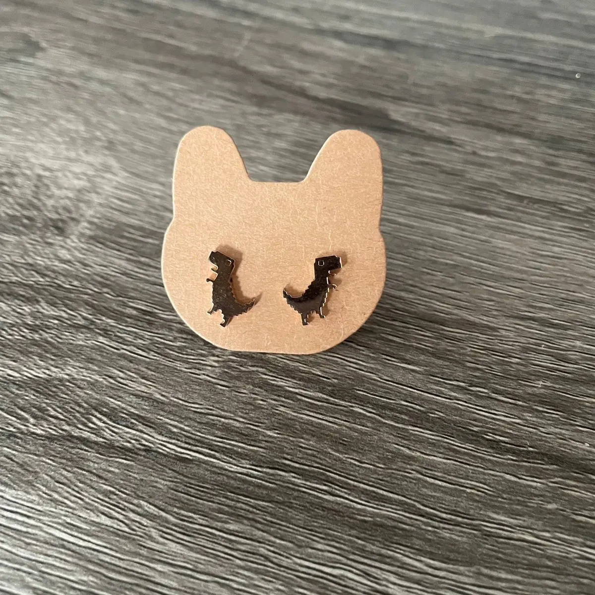 Digital Dino earrings