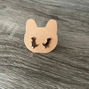 Digital Dino earrings
