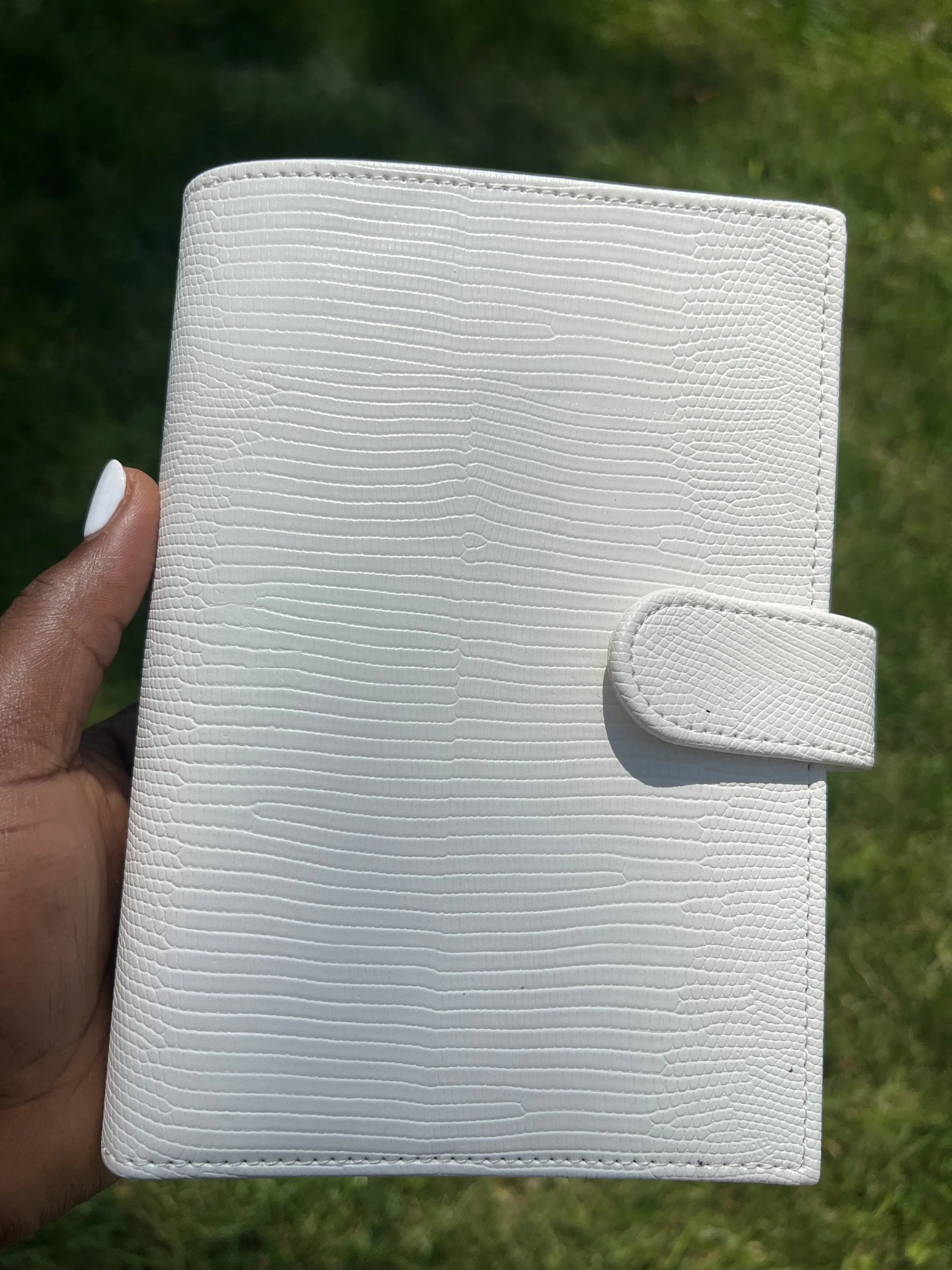 A6 Lizard Leather Binder Wallet A6 Lizard Leather Binder Wallet