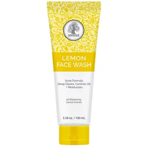 FACE WASH - LEMON EXTRACT (1 tube) Alcohol Free Facial Skincare