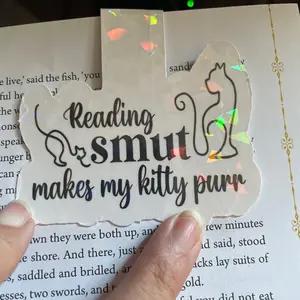 Kitty purrr magnetic bookmark
