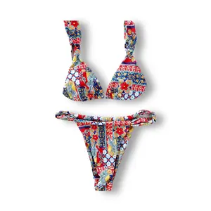 Bogota - tribal print bikini 2 pieces set summer 2023