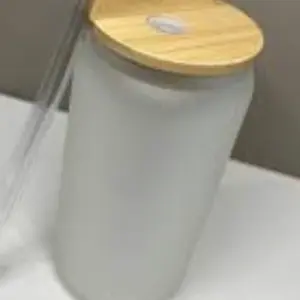 Glass sublimated beer can any image you pick