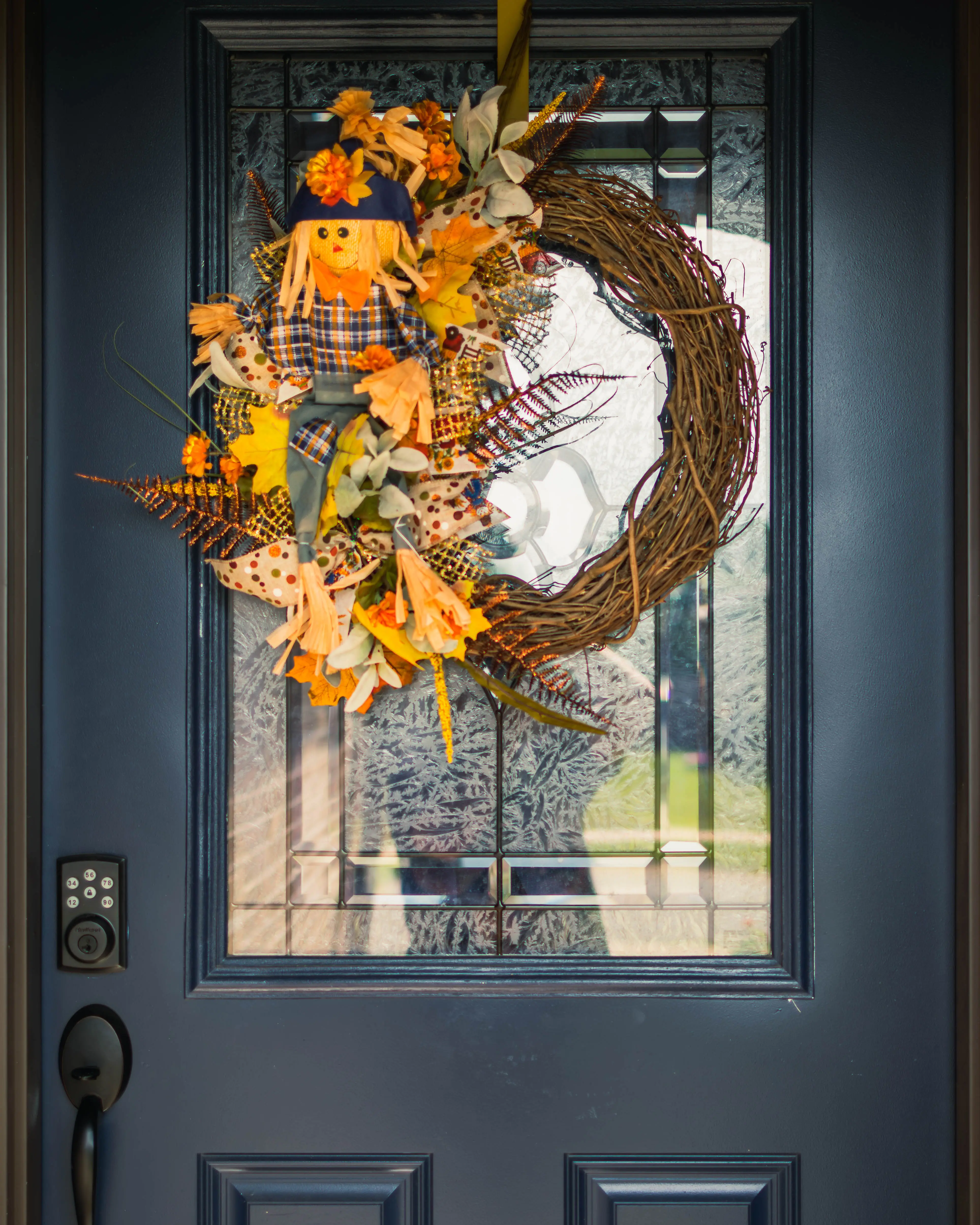 Scarecrow Serenade Deco Mesh Wreath