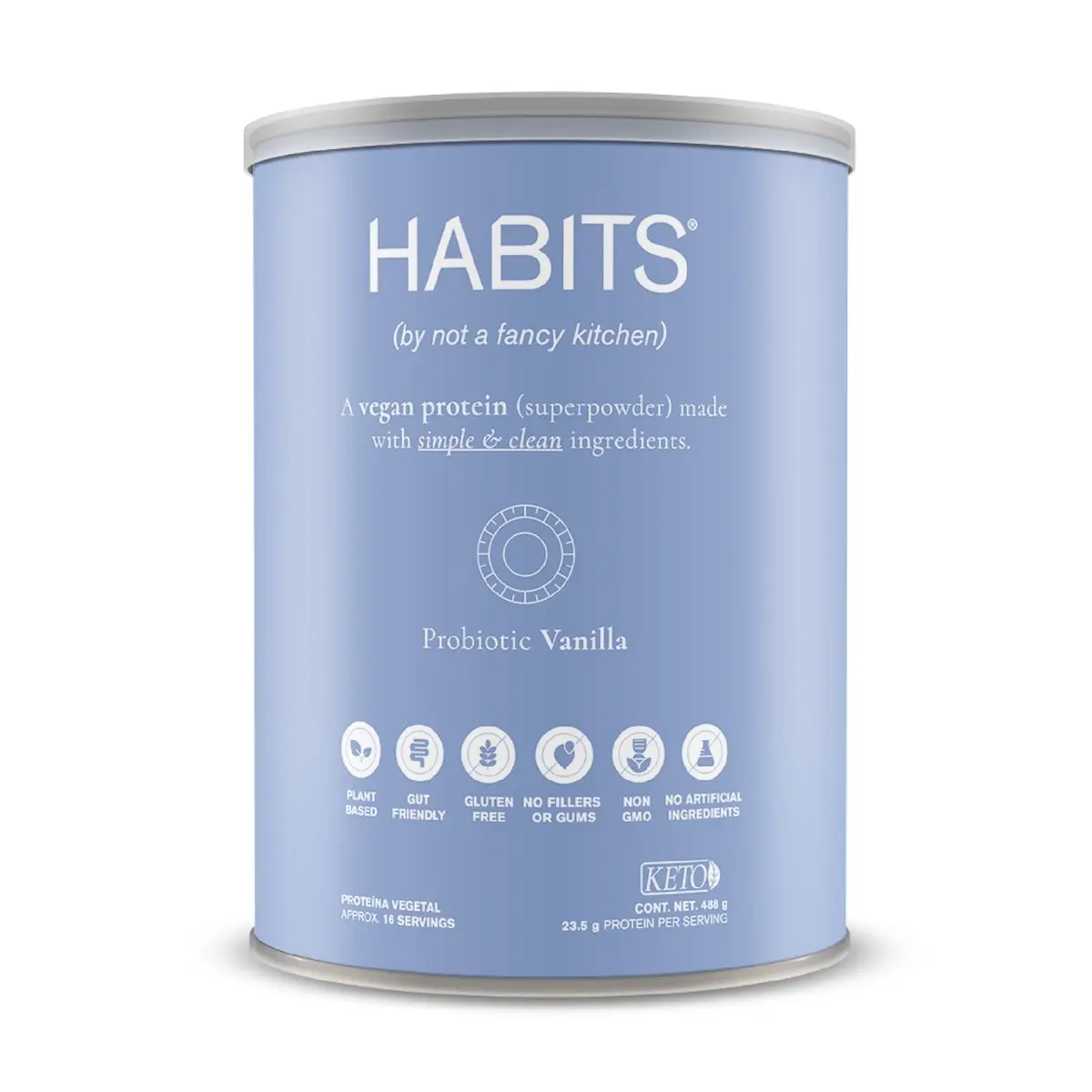 Habits Vegan Vanilla Protein GMO Free Dairy Free