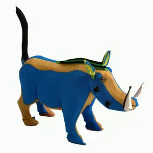 Handmade Warthog Flip Flop Sculpture