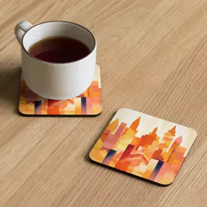 NYC Abstract Elegance: Skyline Sips Coaster