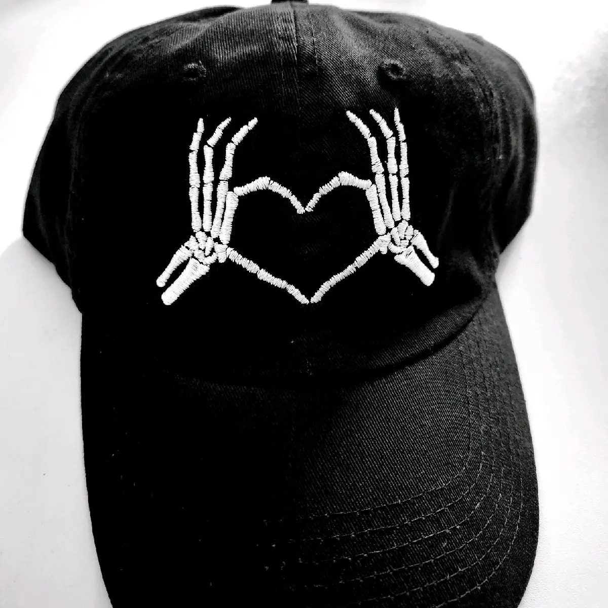 Skeleton I Heart You Hat, Halloween Hat