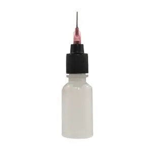Reusable Bottle Applicators for Henna and Jagua Body Art Soft Plastic and Easy to Squeeze Set Available with Tip for Customization
