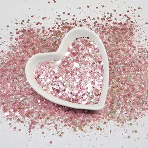 Pink Diamonds Chunky Mix Glitter