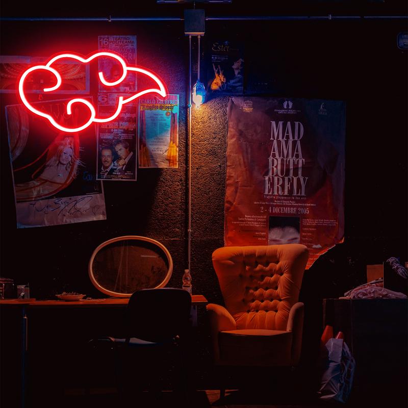 Cloud Anime Neon Sign, LED Neon Light, Game Neon Sign, Easy to Hang and Adjustable Brightness Wall Sign for Bedroom Game Room Party New Year's Gift Holiday Birthday Gift Multi-Speed Adjustable Smart Device (13.7x8.7in)