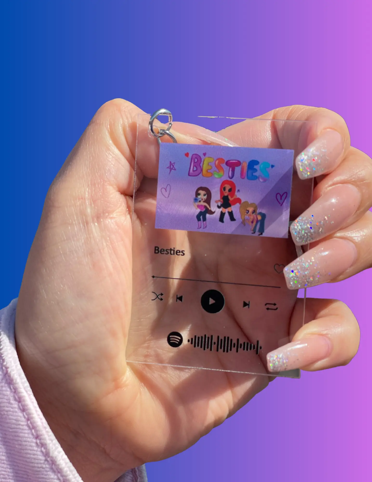Besties Keychain