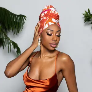 Printed Jersey Headwrap - For Beginner Friendly Headwrap Styles