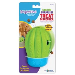Brightkins Cactus Surprise! Dog Treat Dispenser