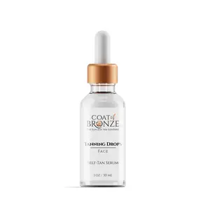 Self Tanning Drops - Gradual Face Tan - Drop Into Palm with Moisturizer to Apply