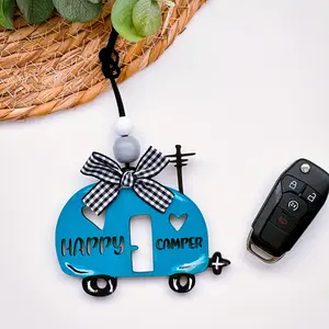 Happy Camper Car Charm & Christmas Ornament