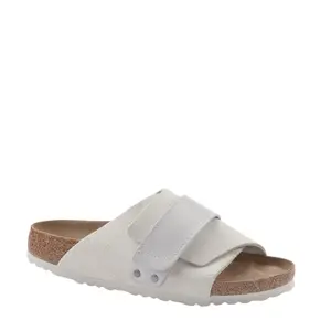 Birks Kyoto Suede Sandal-antique white