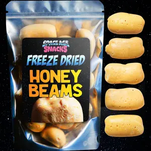 Freeze Dried Honey Beams - 4 Ounces (Contains Nuts)