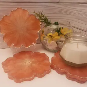 Set of 4 Resin Coasters