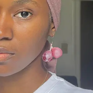 Upcycled Grapes earrings Casual